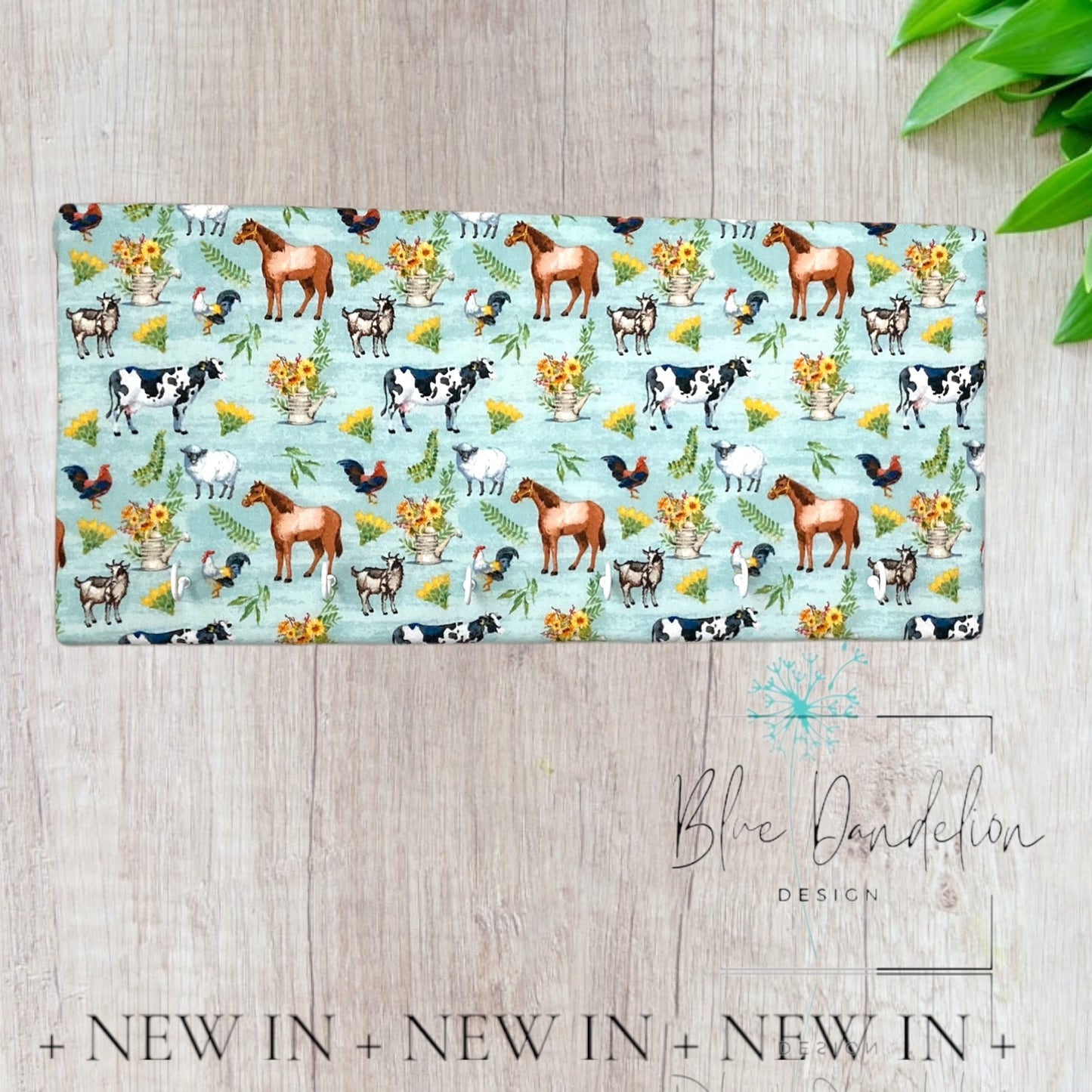 Farm Animals and Sunflowers